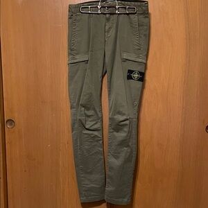 Stone Island Green Cargo Pants